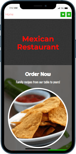 Mexican Food Ordering