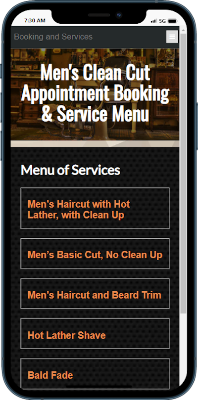 Barber Appointment Booking