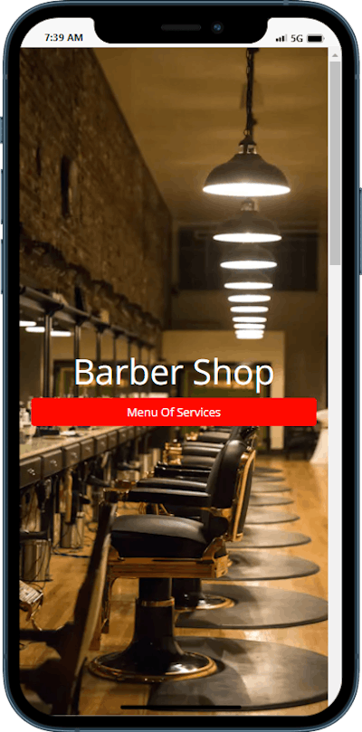 Barber Shop Template 5