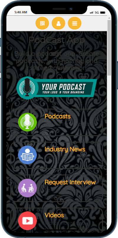 Podcast App List Style