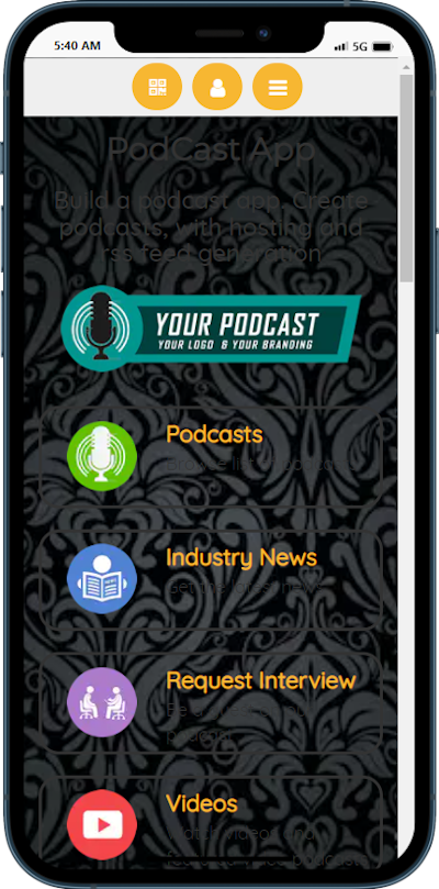 Podcast App List Style