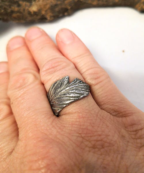 Anello fogli in acciaio c.