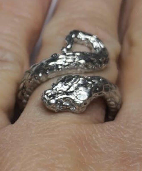 Anello in argento regolabile