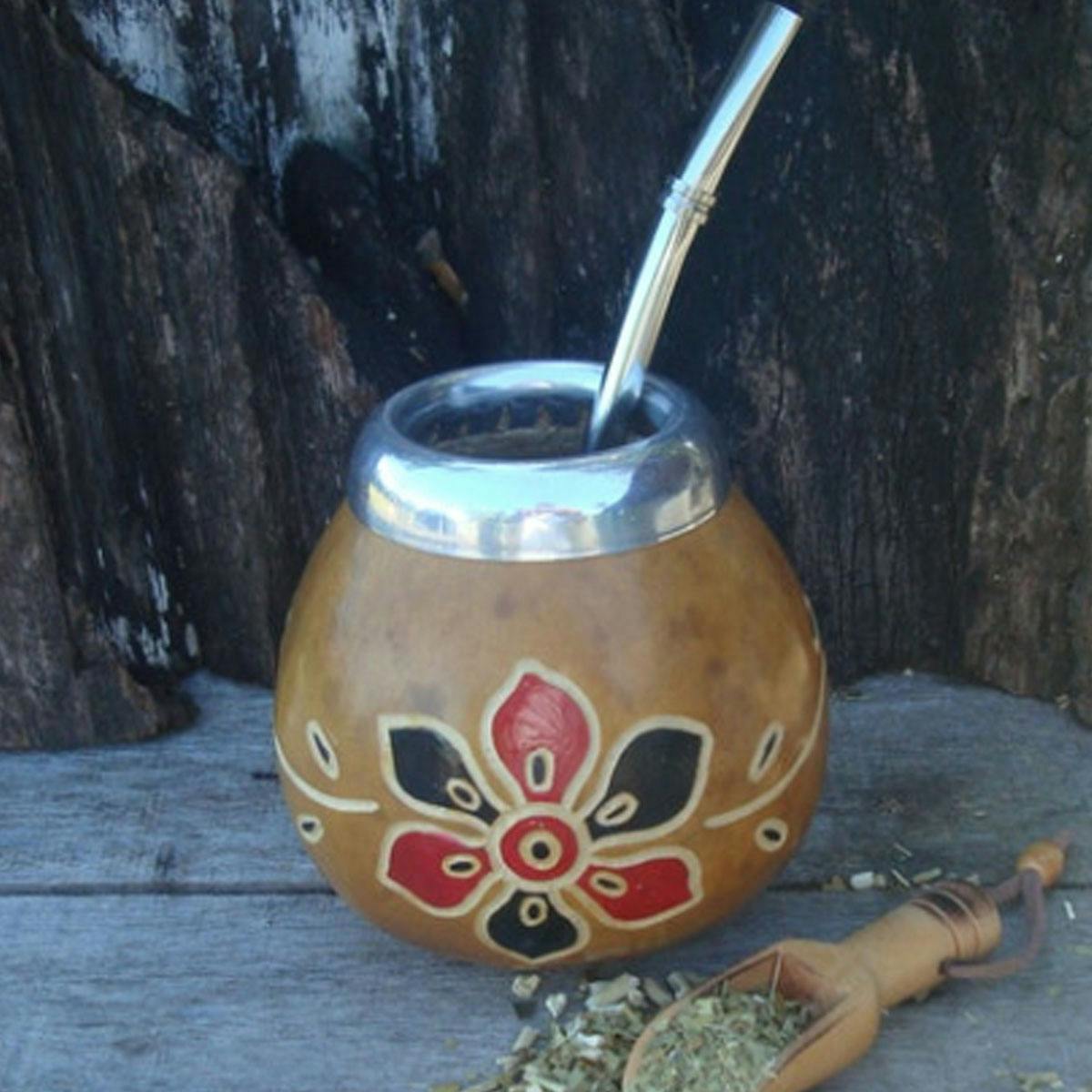 Floral Calabaza Gourd