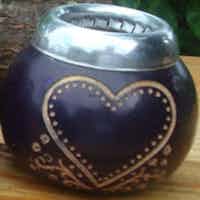 Purple Heart Calabaza Gourd