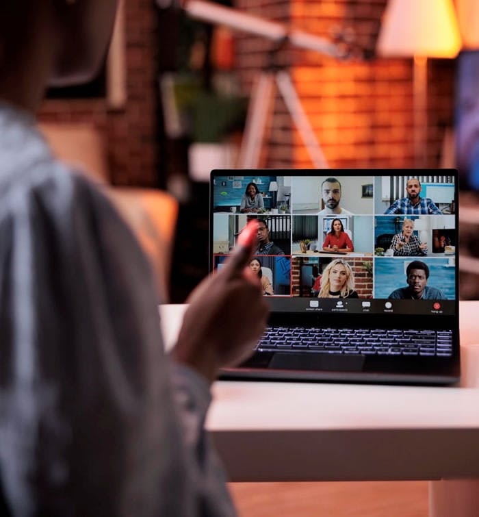 Attending online webinar