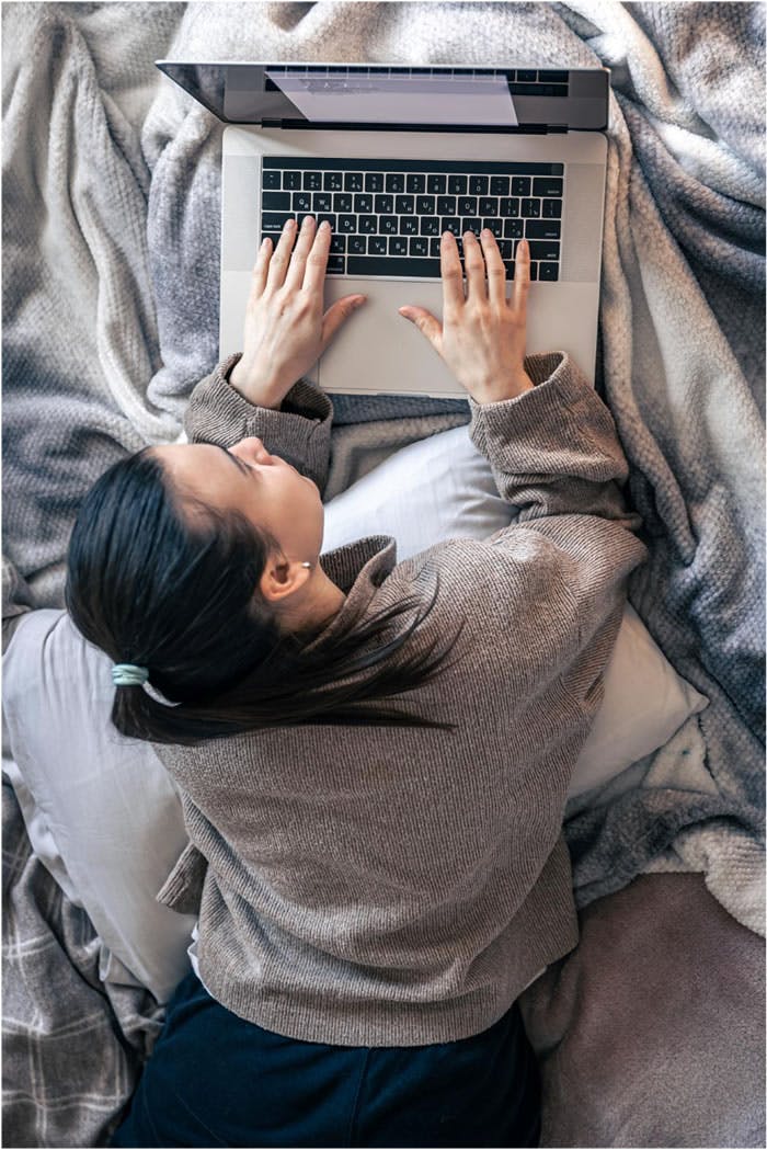 Typing on a computer keyboard