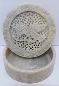 Golden Phoenix Marble Box