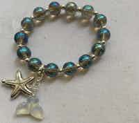 Blue Czech Crystal Bracelet