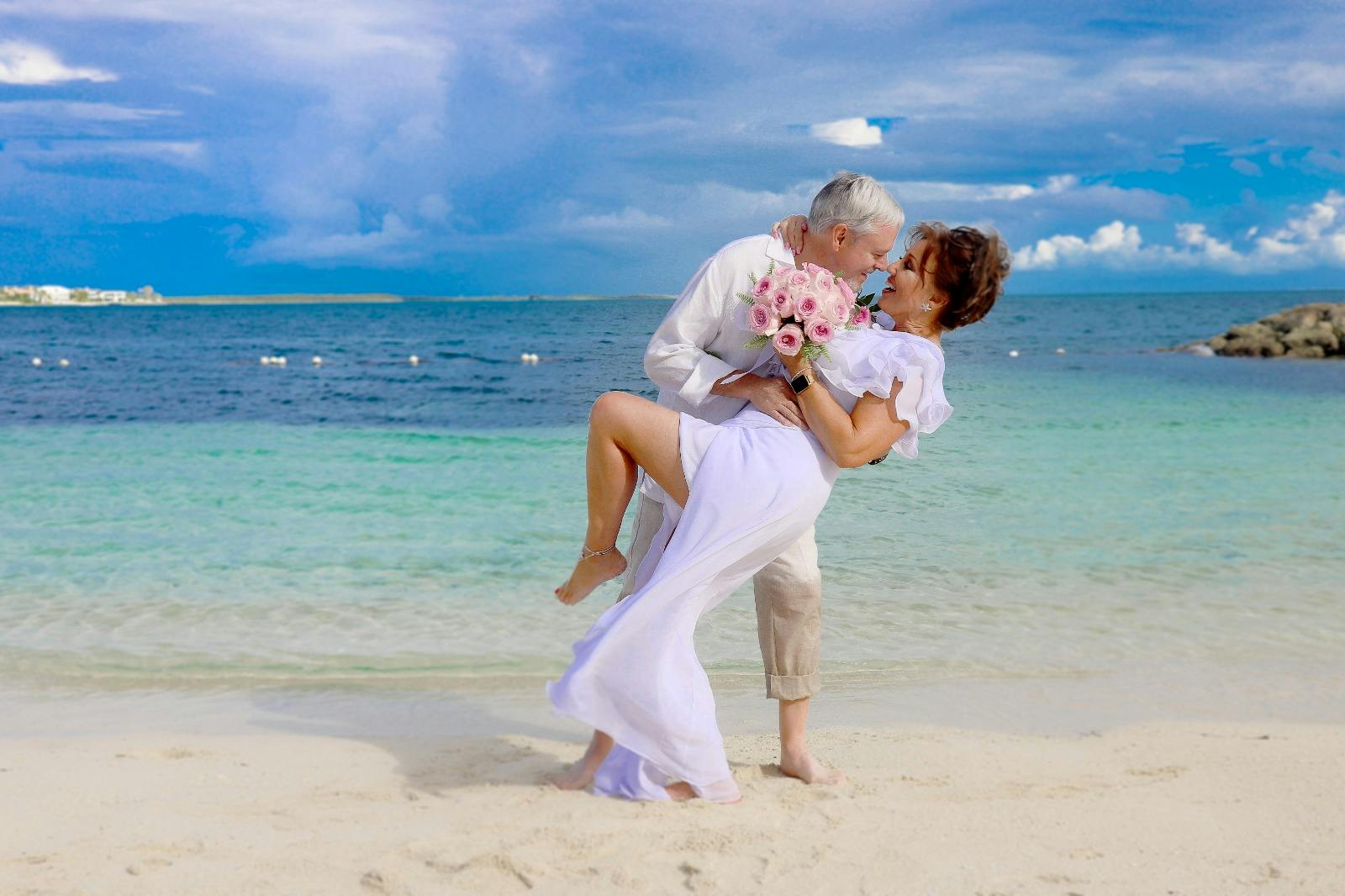 eloping in the Bahamas with wedding planner Glenn Ferguson