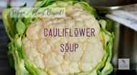 Vegan Cauliflower Soup