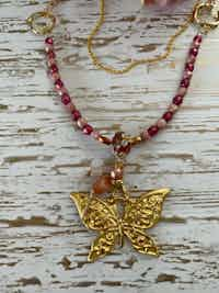 Boho Butterfly Necklace