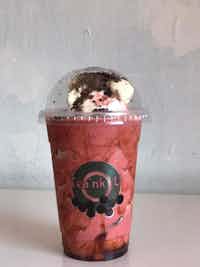 Ice Blended With Ice Cream On Top
