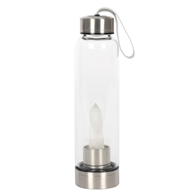 Clear Quartz Water Bottle