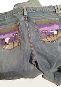 Handpainted GAP Jeans
