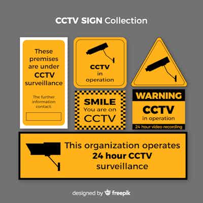 Surveillance Signage Kit
