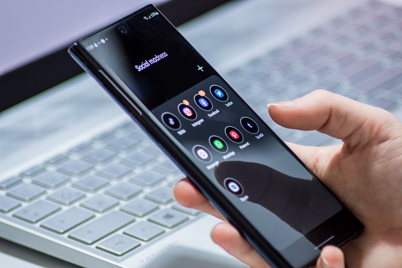 Person Holding A Smartphone