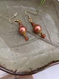 Crystal Pearl Earrings