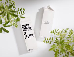 Boxed water - our official water supplier