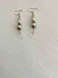 Pearl Crystal Earrings