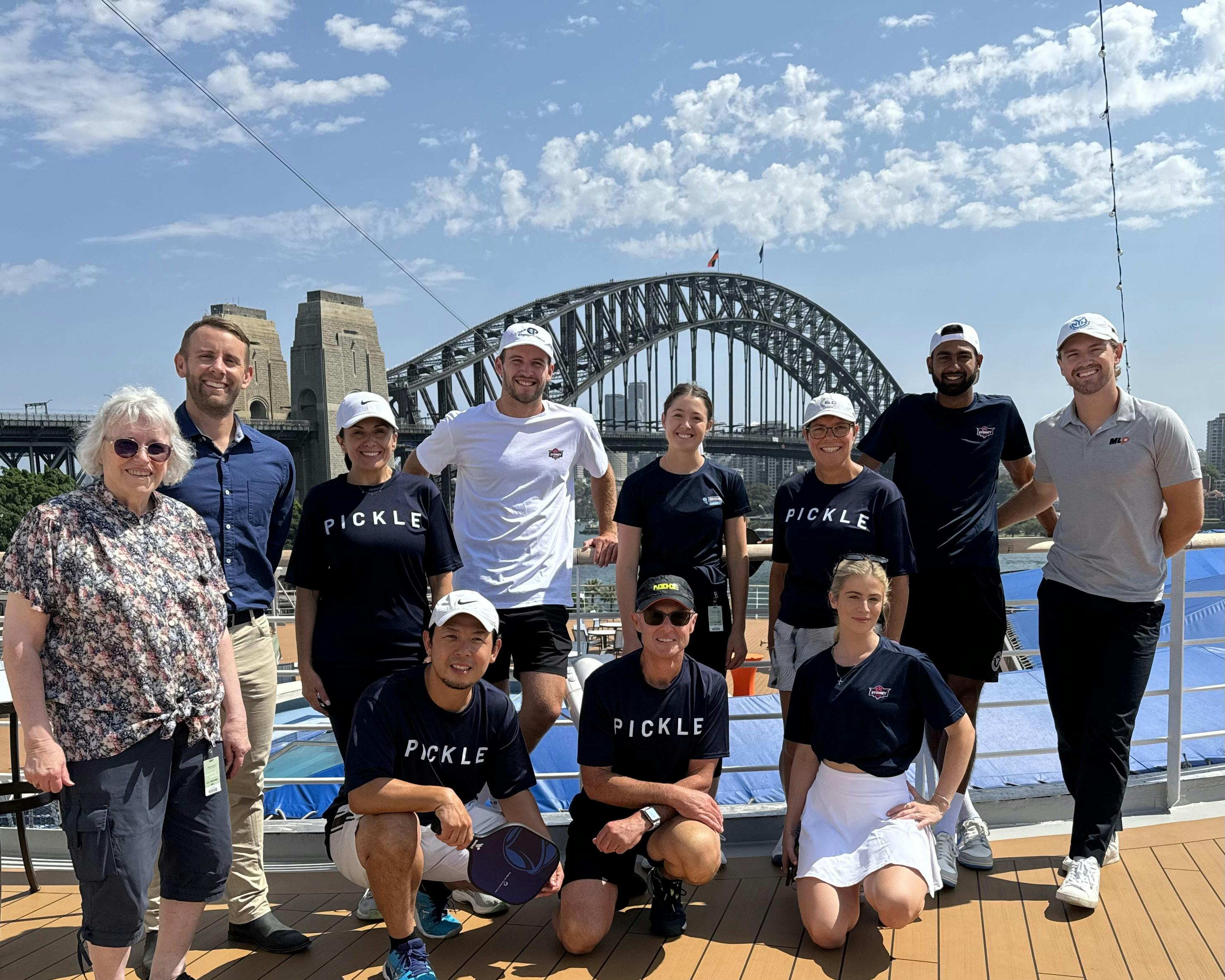 Cruising with HAL and their new pickleball court!