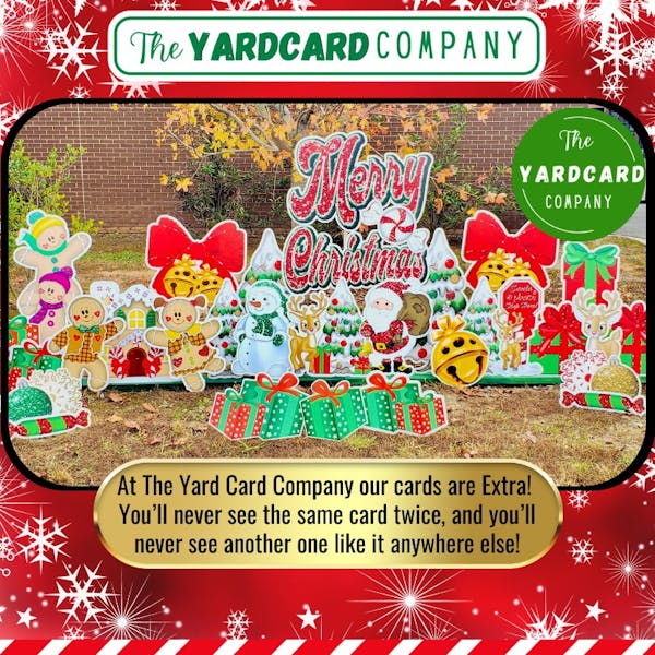 holiday yard card