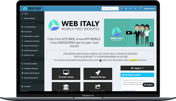 piattaforma Web Italy