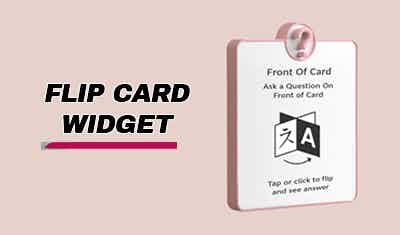 Flip Card Widget