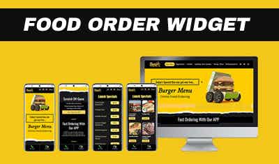 Food Order Widget