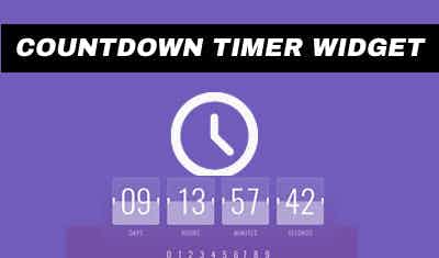 Countdown Timer Widget