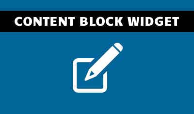 Content Block Widget
