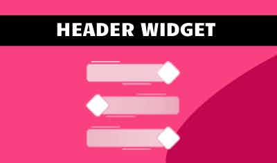 Header Widget