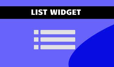 List Widget