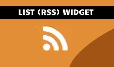 RSS List Widget
