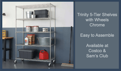 Gear Guide: Trinity Chrome 5-Tier Shelves