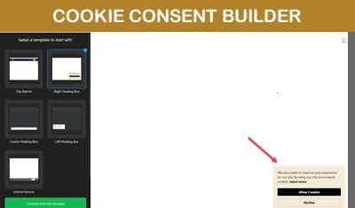 Cookie Consent Builder