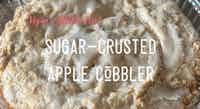 Vegan GF Sugar-Crusted Apple Cobbler