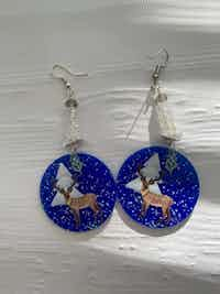 Christmas Deer Earrings