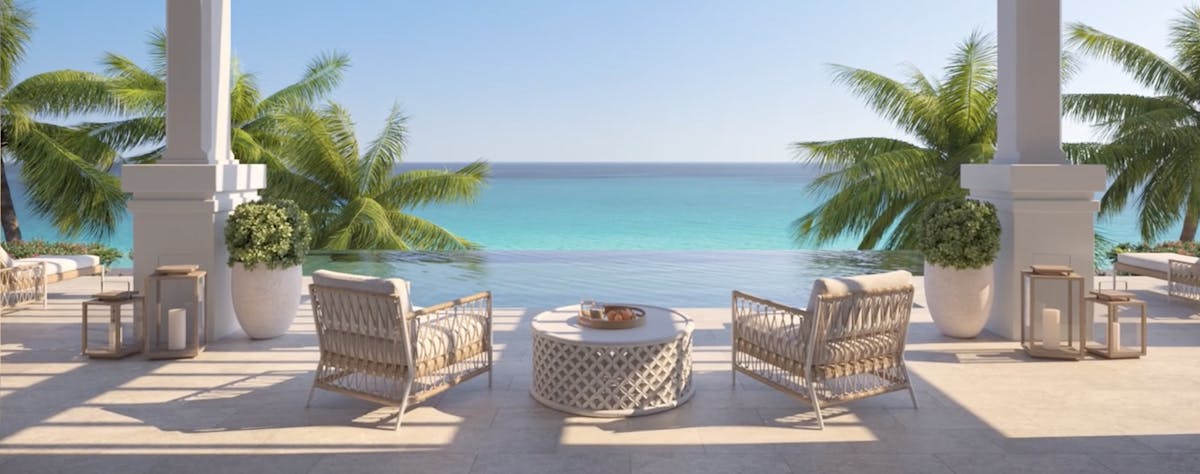 Four Seasons Ocean Club Residences floor plans showing luxury condominium layouts with spacious living areas, premium finishes, and ocean views