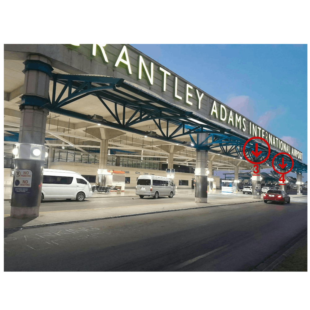 Luxury Transfers Barbados Curbside Pickup