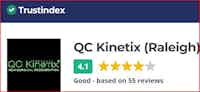 Trust Index 4.1 Stars  QC Kinetix (Raleigh) 