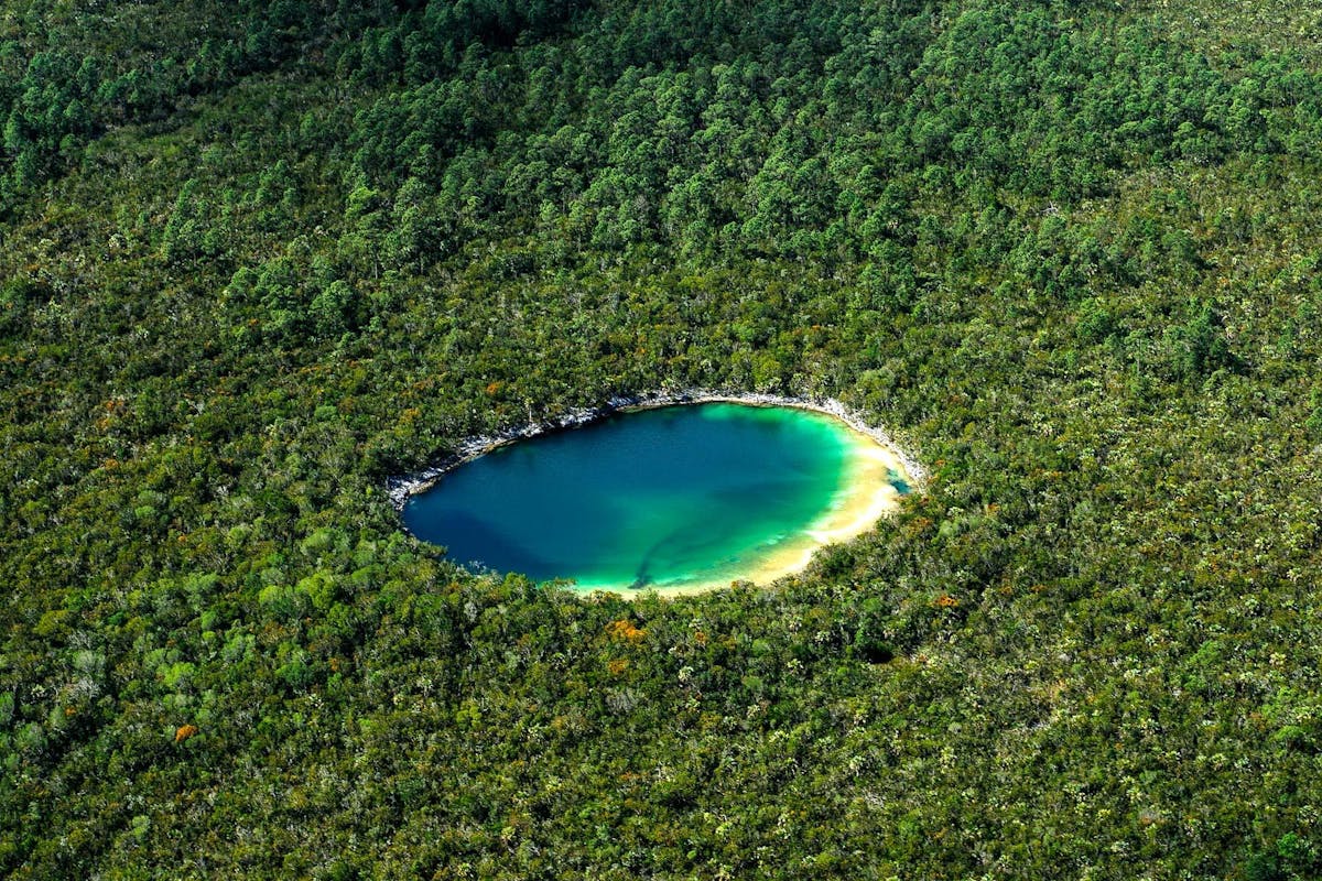 Blue Hole in South Andros