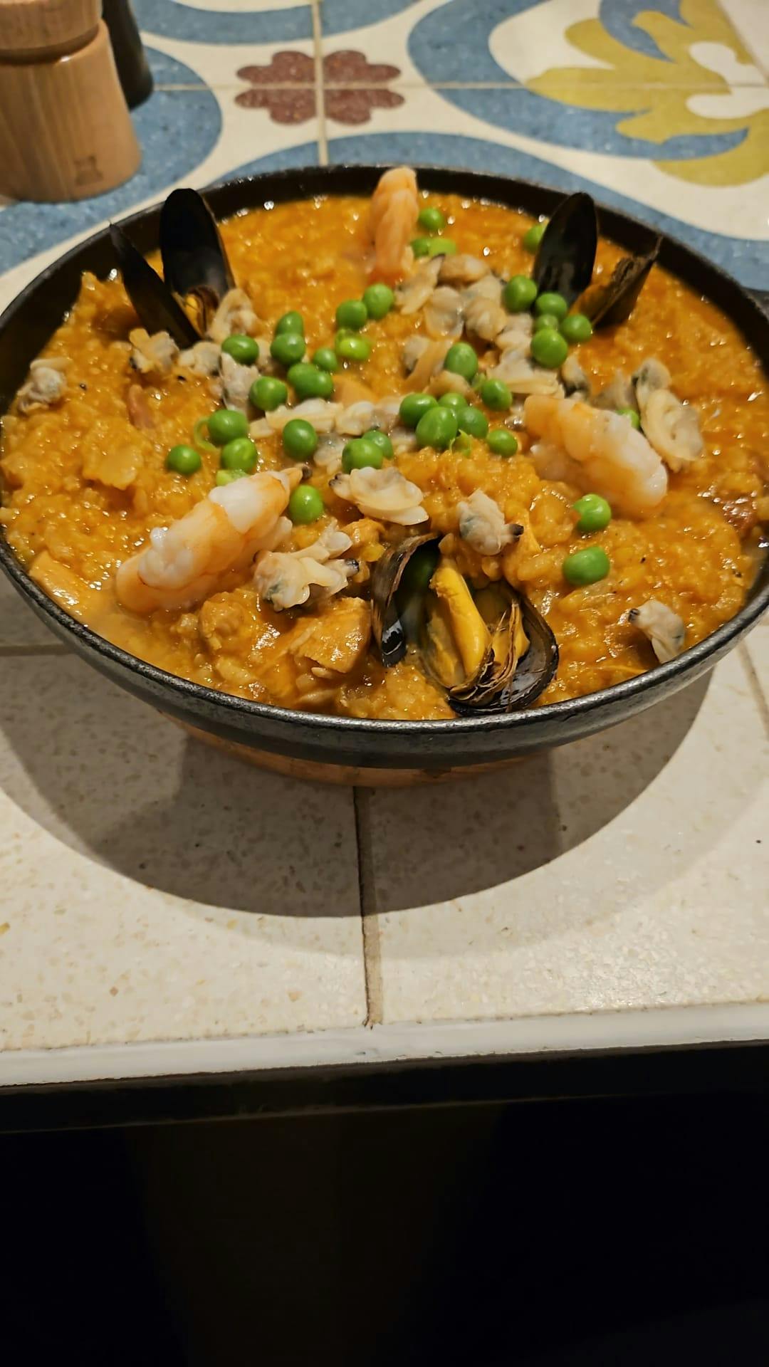 Paella uncovered image