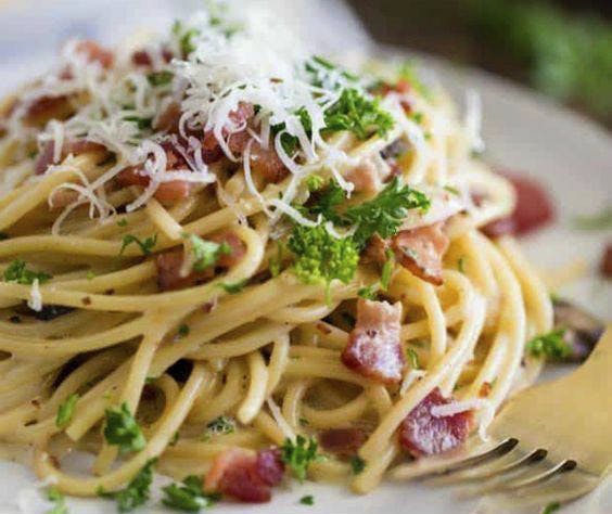 Creamy Chicken Carbonara Pasta $12.99