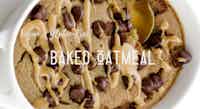 Vegan Baked Oatmeal - Chocolate Chip