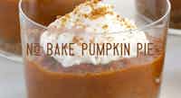 Vegan Gluten-Free No Bake Pumpkin Pie