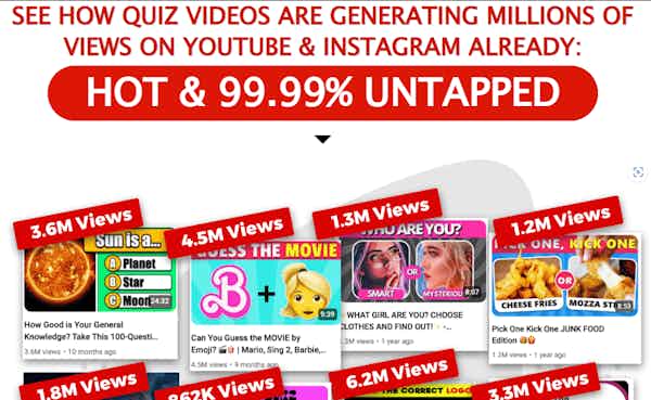 Generate Viral Quiz Videos in Minutes & Explode Your Traffic - TubeTrivia AI