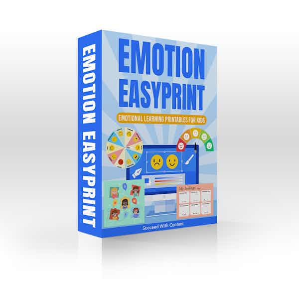 Emotion EasyPrint: Emotional Learning Printables for Kids