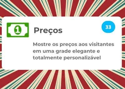 Preços & Valores