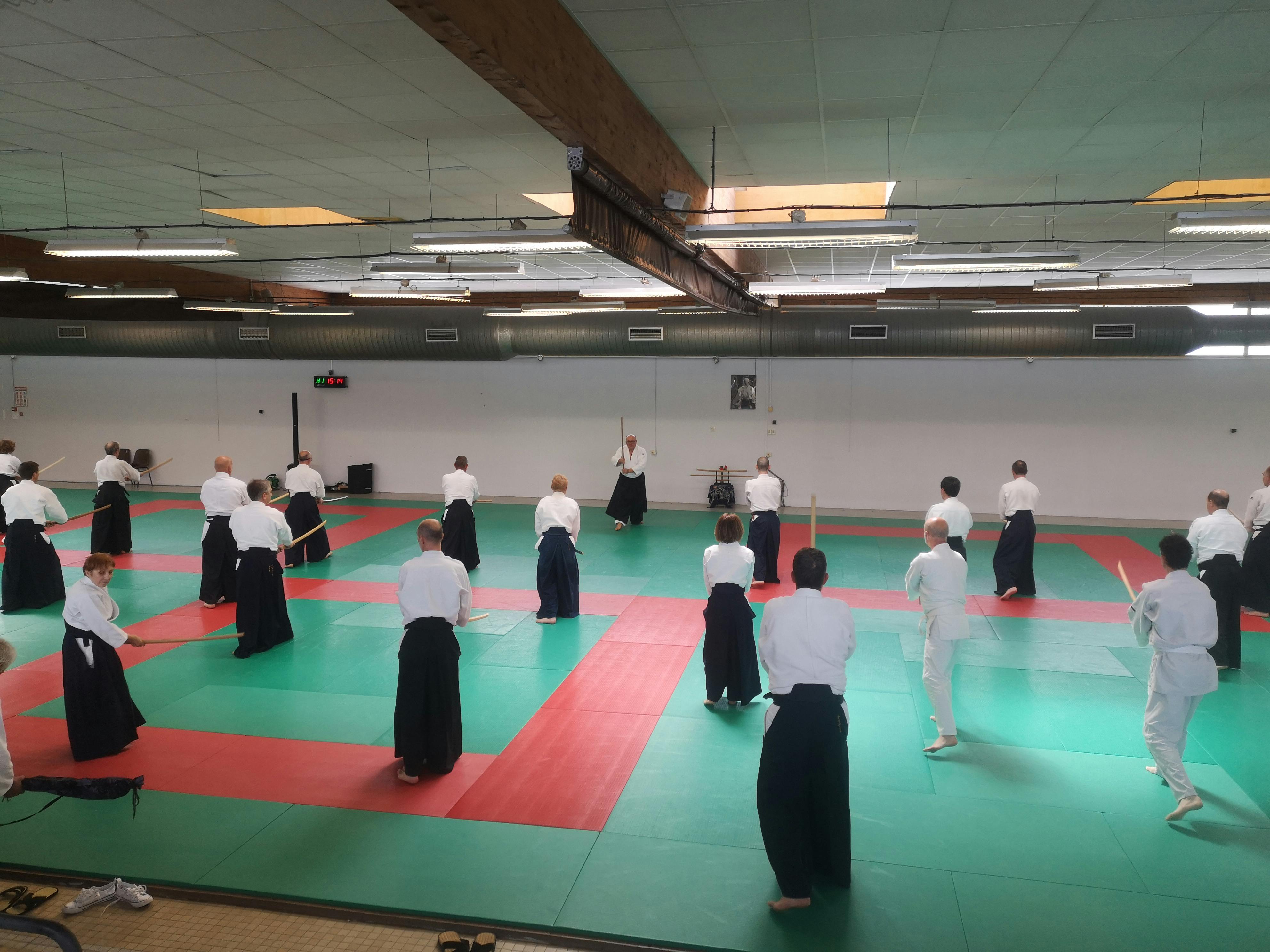 Stage de ligue avec Sensi Shihan Philippe LEON à Cestas.